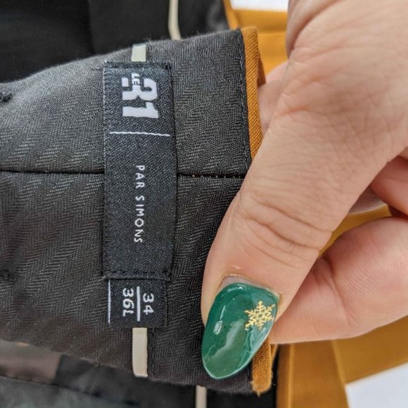 Mustard suit Le 31 by Simons - Picture 3 of 3